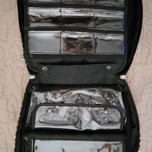 Chic Leopard Print Jewelry Tote with Handles - Picture 5 of 5